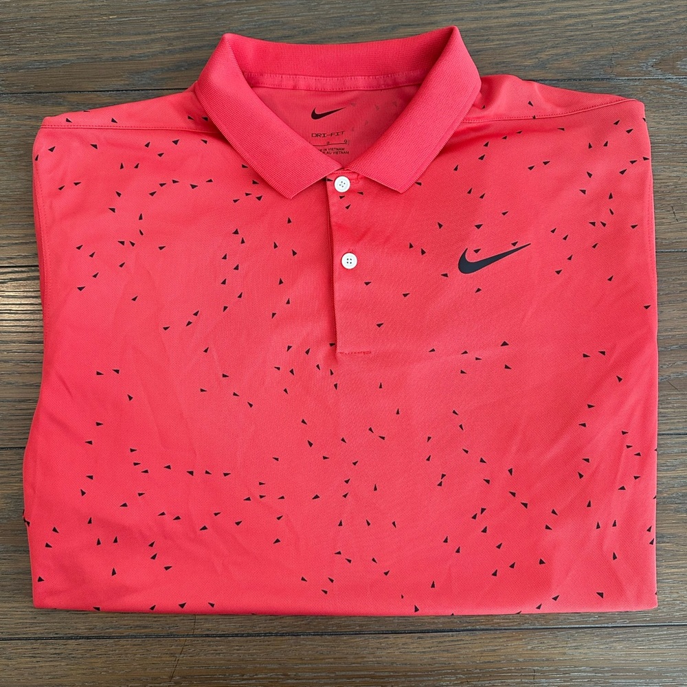 Nike Short Sleeve Polo Shirt Size‎ L Very Nice